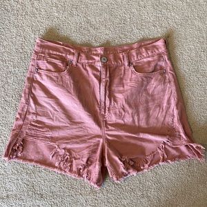 AE destroyed mom shorts